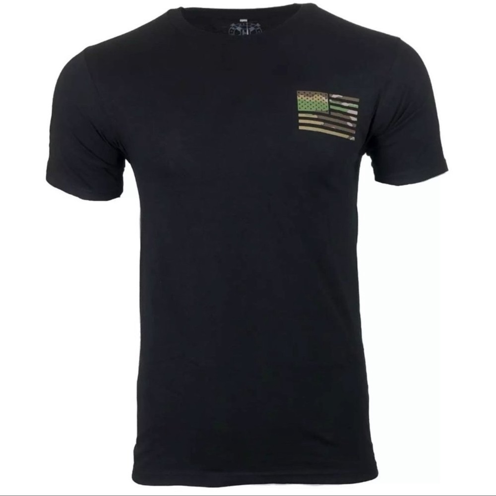 Howitzer by Affliction Men's Size L T-Shirt Black Military Grunt NWOT